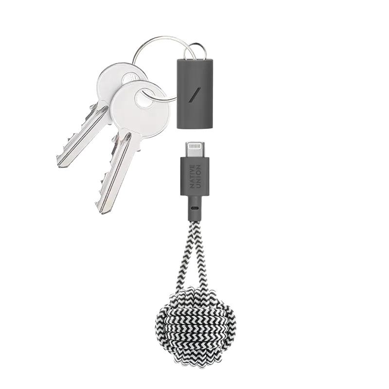 native-union-key-cable-usb-c-auf-lightning-mfi-zertifiziertes-kurz-ladekabel-am- image 1
