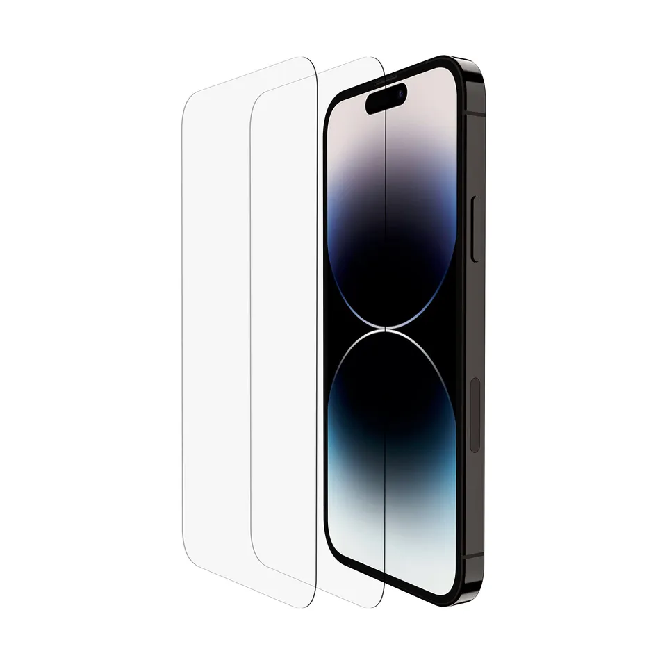 belkin-temperedglass-displayschutzfolie-f-r-iphone-14-pro-2er-pack-9h-hartglas-m image 1