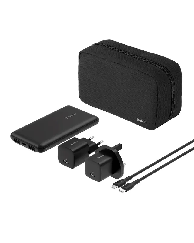 belkin-5-in-1-reise-ladeset-mit-10-000-mah-powerbank-2x-25-w-usb-c-netzteilen-eu image 1