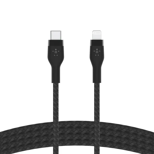 belkin-boostcharge-pro-flex-geflochtenes-usb-c-auf-lightning-kabel-2-m-mfi-zerti image 1