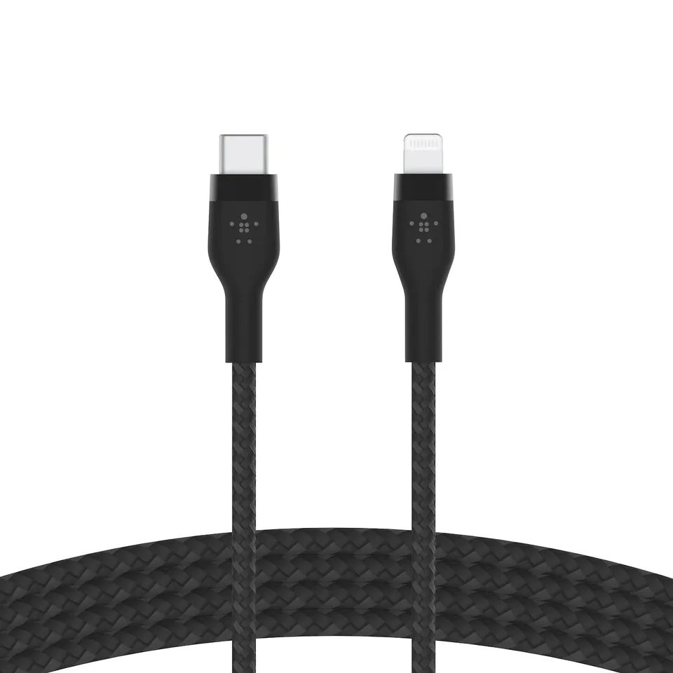 belkin-boostcharge-pro-flex-geflochtenes-usb-c-auf-lightning-kabel-2-m-mfi-zerti image 1