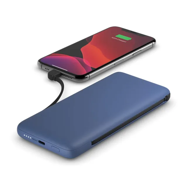 belkin-boostcharge-plus-10k-powerbank-10-000-mah-mit-integriertem-lightning-kabe image 1