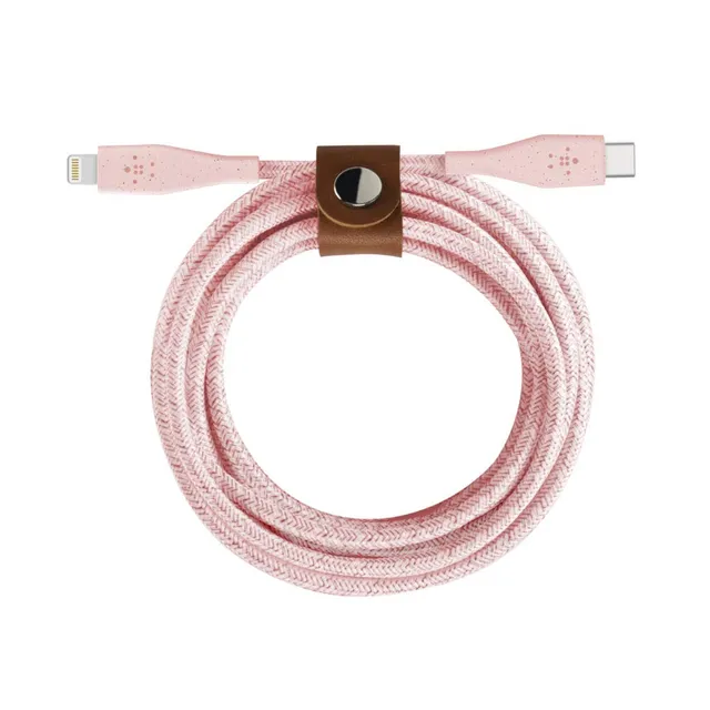 belkin-boost-charge-duratek-usb-c-auf-lightning-kabel-1-2-m-rosa-mit-band-mfi-ze image 1