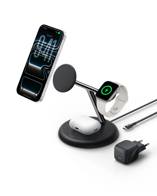 belkin-ultracharge-3-in-1-qi2-induktive-ladestation-pro-25w-schwarz-f-r-iphone-a image 1