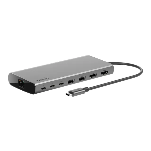 belkin-connect-inc015btsgy-universal-usb-c-8-in-1-core-hub-f-r-2-monitore-100-w- image 1