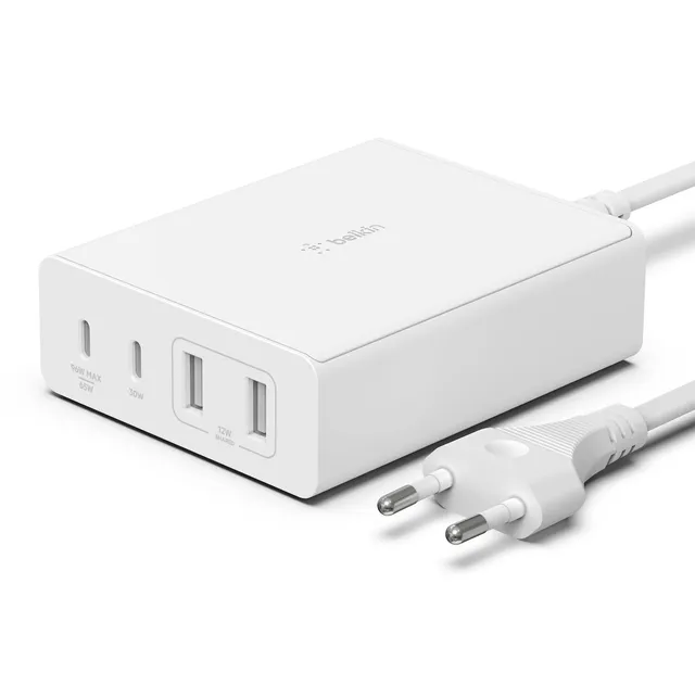 belkin-108-w-gan-usb-ladestation-mit-2x-usb-c-und-2x-usb-a-4-ger-te-ladeger-t-f- image 1