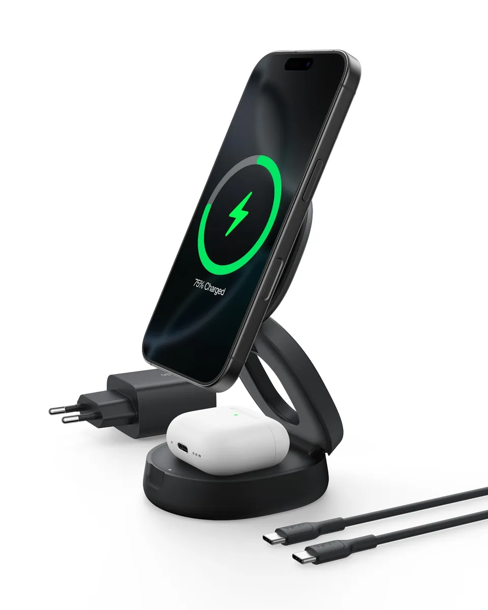 belkin-boostcharge-2-in-1-induktive-ladestation-mit-qi2-15-w-magsafe-kompatibles image 1
