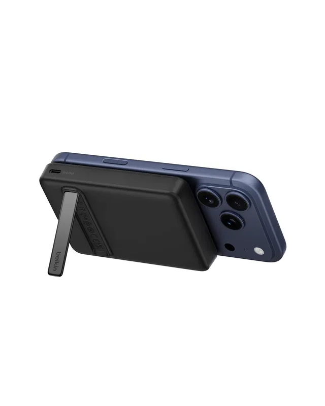 belkin-boostcharge-10000-mah-magnetische-powerbank-mit-st-nder-schwarz-qi2-zerti image 1