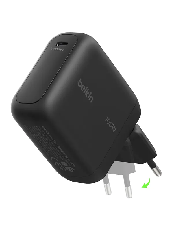 belkin-boostcharge-100-w-usb-c-gan-schnellladeger-t-mit-einklappbarem-stecker-sc image 1