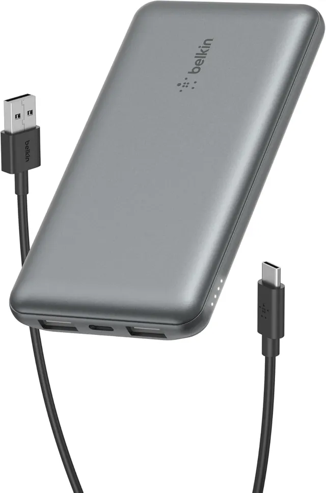 belkin-boostcharge-10k-powerbank-10-000-mah-mit-usb-c-und-2x-usb-a-15-w-led-anze image 1