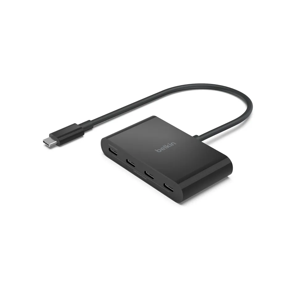 belkin-connect-usb-c-auf-4-port-usb-c-hub-avc018-4-usb-c-3-2-gen-2-10-gbit-s-dat image 1