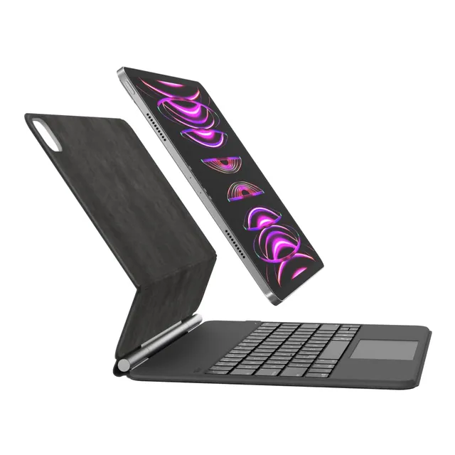 belkin-pro-ipad-tastaturh-lle-azerty-mit-magnetischem-st-nder-hintergrundbeleuch image 1