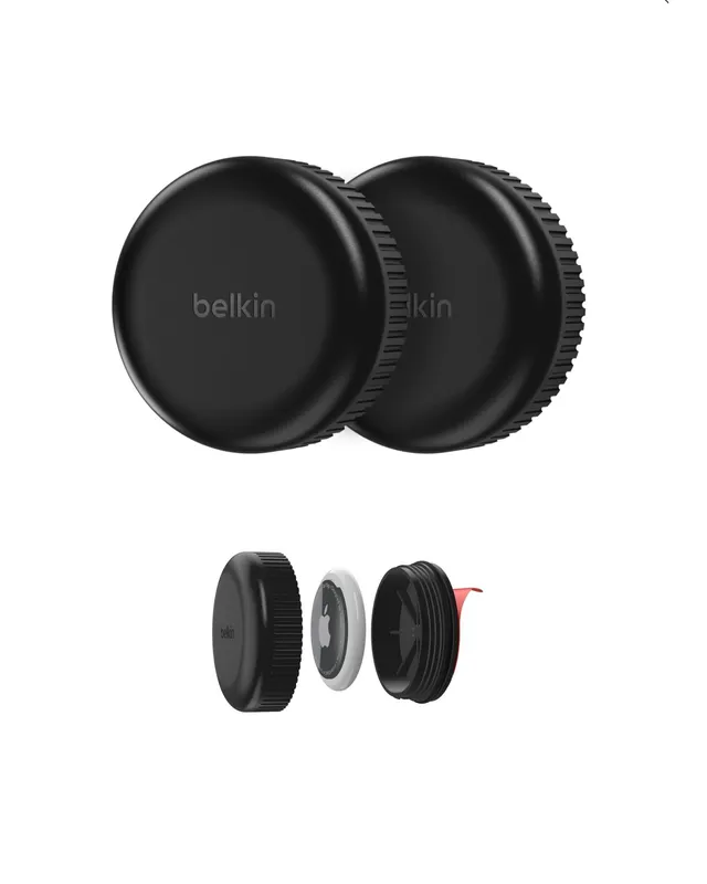 belkin-secure-holder-f-r-apple-airtag-2er-set-wasserdichte-ipx8-h-lle-mit-schrau image 1