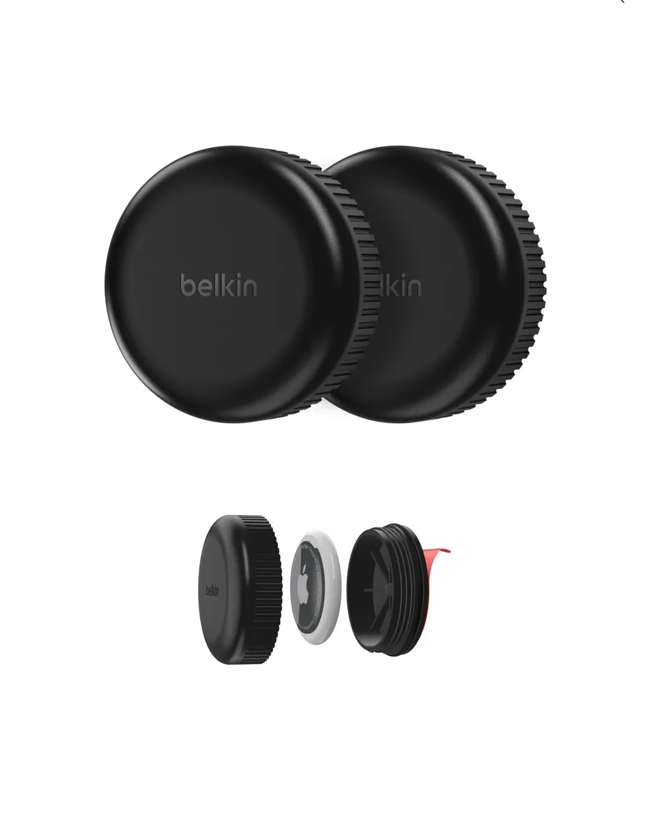 belkin-secure-holder-f-r-apple-airtag-2er-set-wasserdichte-ipx8-h-lle-mit-schrau image 1
