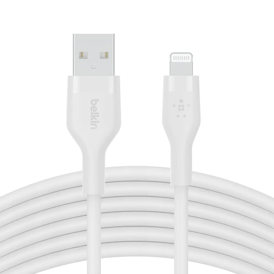 belkin-boostcharge-flex-usb-a-lightning-kabel-3-m-mfi-zertifiziert-silikon-25-ma image 1