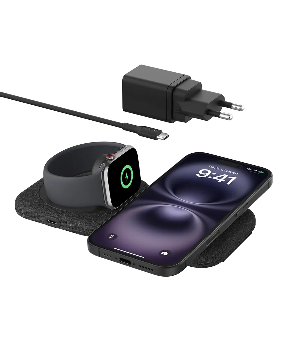 belkin-boostcharge-pro-2-in-1-magnetische-qi2-reiseladestation-15-w-magsafe-komp image 1