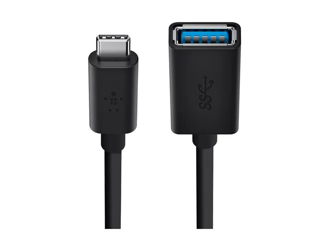 belkin-usb-3-1-type-c-auf-type-a-adapter-f2cu036btblk-1-5-a-5-gbit-s-datenrate-s image 1