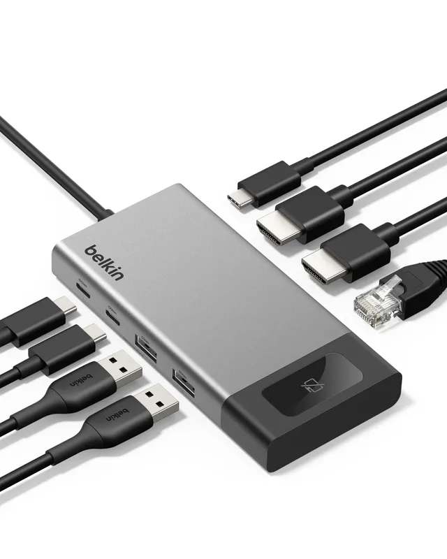 belkin-usb-c-hub-8-in-1-docking-station-mit-100-w-power-delivery-2-bildschirmans image 1