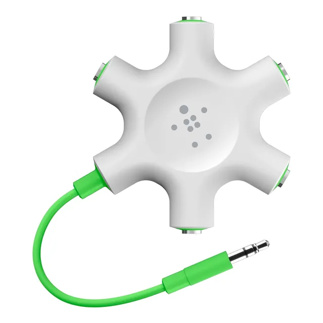 belkin-f8z274bt-rockstar-5-fach-audio-splitter-mit-5-3-5-mm-klinkenbuchsen-kopfh image 1
