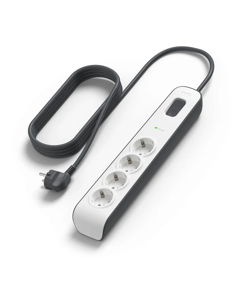 belkin-4-fach-steckdosenleiste-mit-berspannungsschutz-mehrfachsteckdose-525-joul image 1