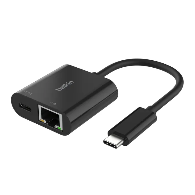 belkin-usb-c-ethernet-ladeadapter-100-w-gigabit-10-100-1000-mbit-s-usb-c-passthr image 1