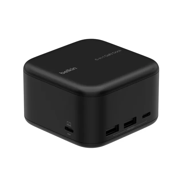 belkin-connect-usb-c-6-in-1-core-gan-docking-station-130-w-96-w-pd-hdmi-4k-gigab image 1