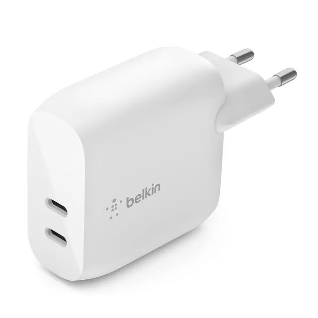 belkin-boostcharge-40-w-usb-c-pd-dual-port-ladeger-t-wcb006-2x-usb-c-mit-20-w-pr image 1