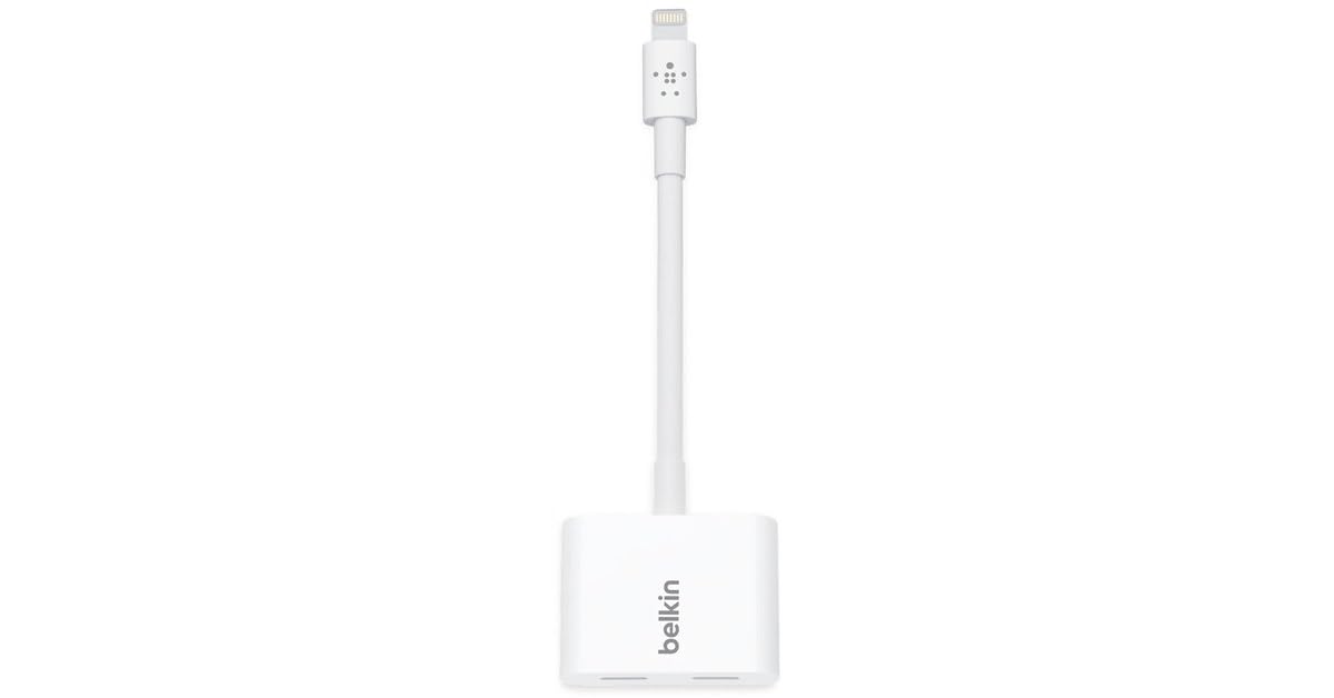 belkin-rockstar-lightning-audio-charge-adapter-f8j194-mfi-zertifizierter-lightni image 2