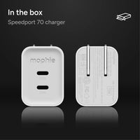 mophie-speedport-70w-wandladeger-t-2x-usb-c-gan-netzteil-70w-fast-charging image 6