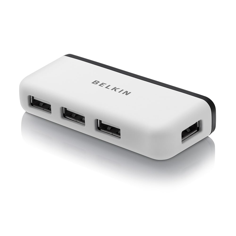 belkin-f4u021bt-usb-2-0-hub-mit-4-ports-travel-hub-mit-480-mbit-s-in-schwarz-wei image 4