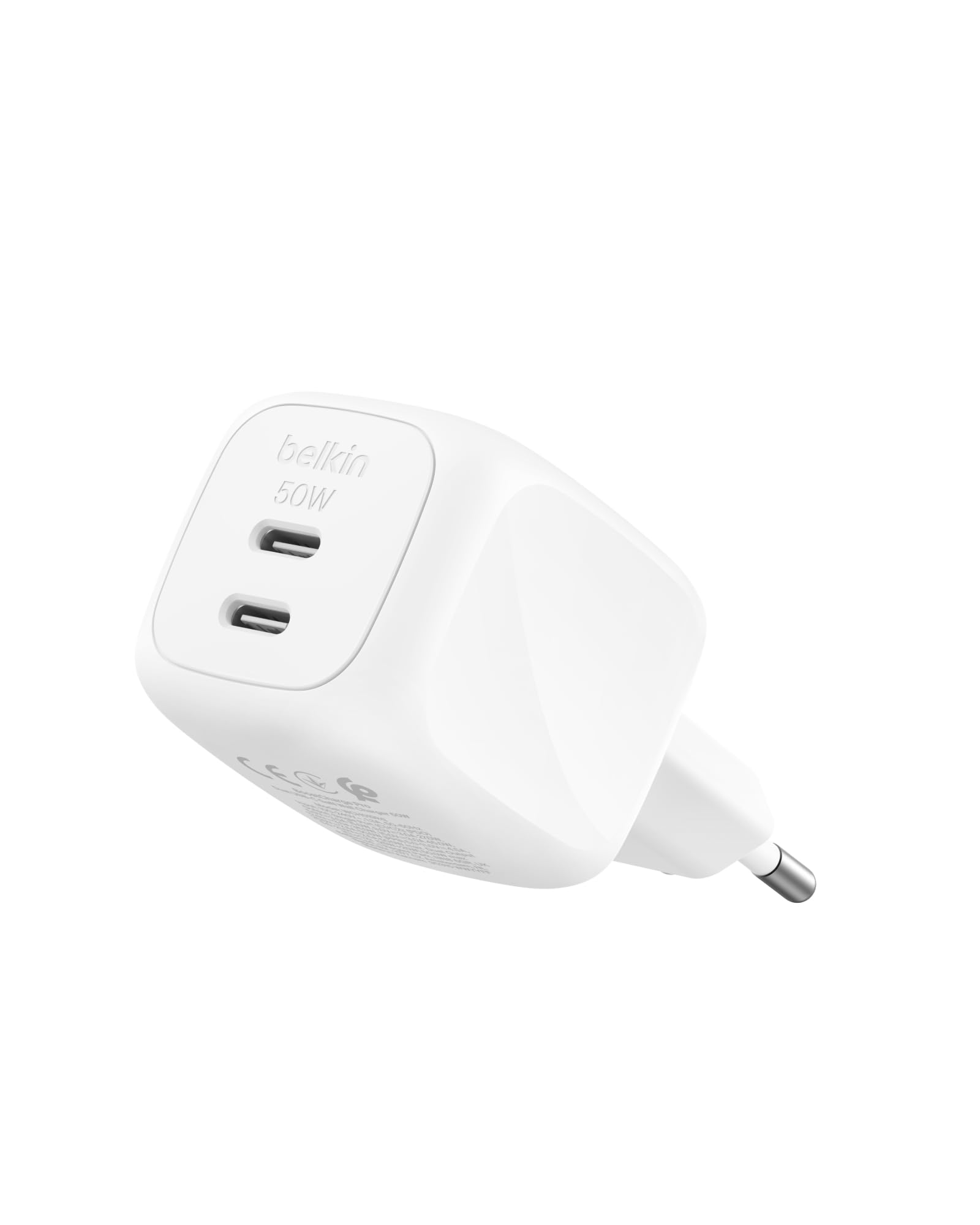 belkin-50-w-gan-2-port-usb-c-ladeger-t-schnellladeger-t-mit-pps-pd-3-1-wei image 1