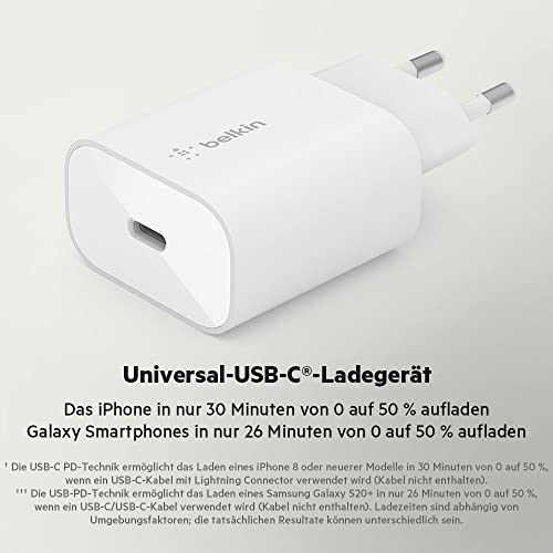 belkin-boostcharge-25-w-usb-c-ladeger-t-mit-pps-und-power-delivery-schnellladege image 6