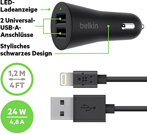 belkin-boost-up-4-8-a-2-port-kfz-ladeger-t-mit-lightning-kabel-24-w-2x-usb-a-led image 5