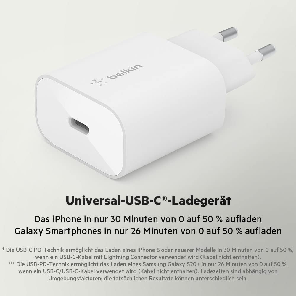 belkin-boostcharge-25-w-usb-c-ladeger-t-mit-pps-und-power-delivery-schnellladege image 2