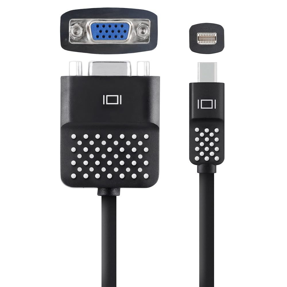 belkin-f2cd028bt-mini-displayport-auf-vga-adapter-schwarz-kompakter-adapter-f-r- image 2