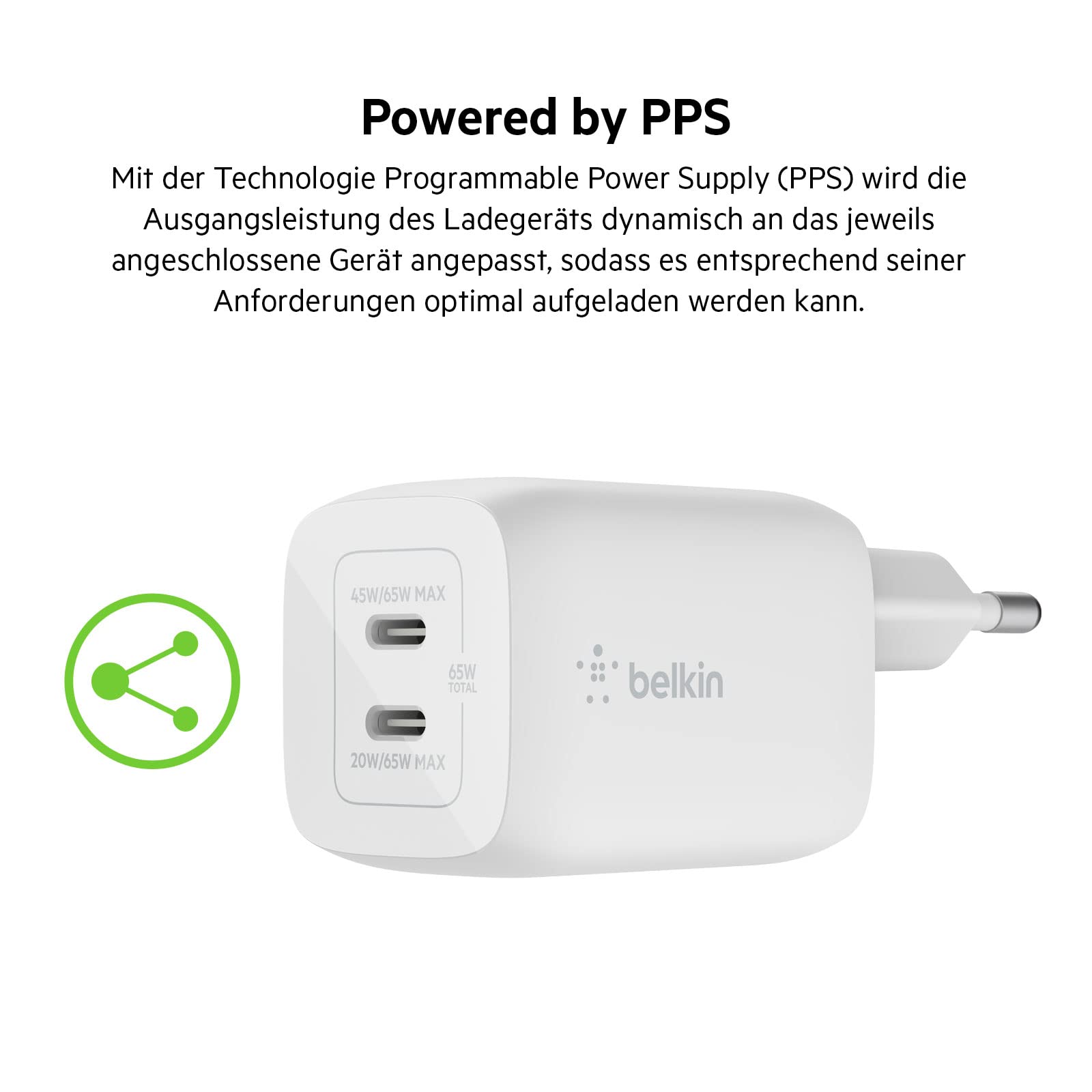 belkin-65w-usb-c-dual-port-ladeger-t-schnelllade-netzteil-mit-gan-und-power-deli image 6
