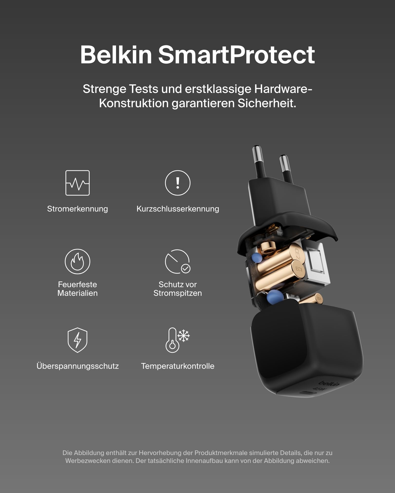 belkin-kompaktes-usb-c-ladeger-t-45-w-mit-usb-c-auf-usb-c-kabel-usb-pd-3-1-schne image 4