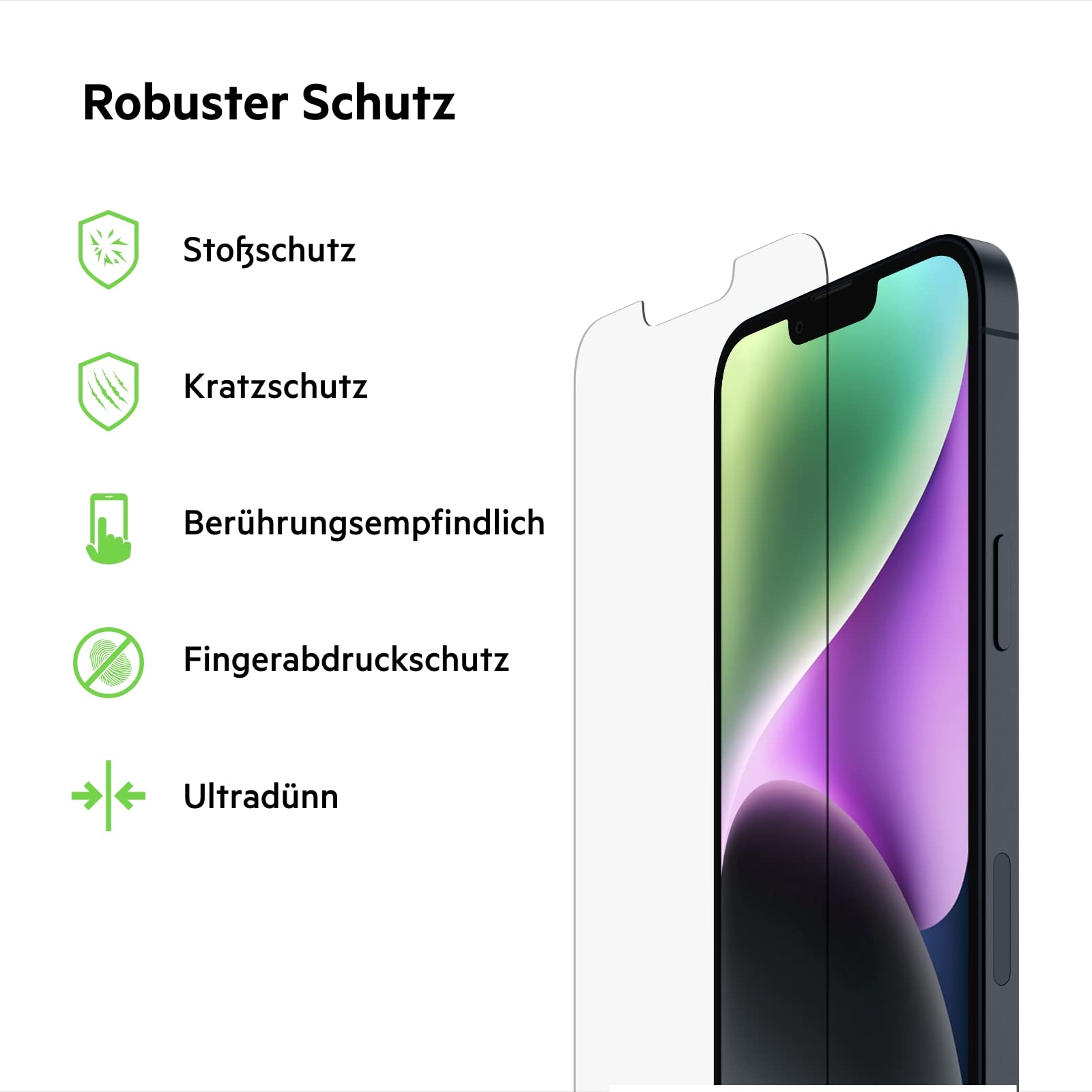 belkin-temperedglass-displayschutz-f-r-iphone-14-plus-iphone-13-pro-max-9h-hartg image 2