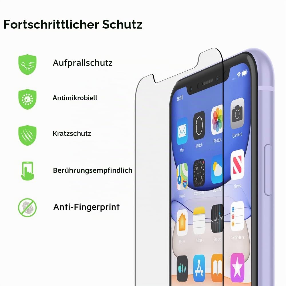 belkin-temperedglass-iphone-11-xr-displayschutz-antimikrobiell-reduziert-bakteri image 2