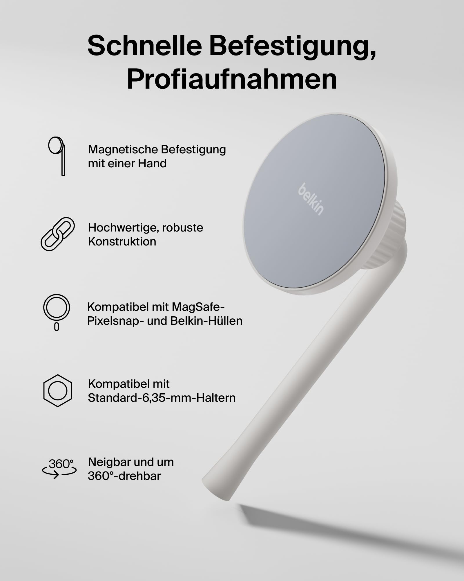 belkin-stage-creator-kit-vlogging-set-mit-magnetischer-handyhalterung-verstellba image 3