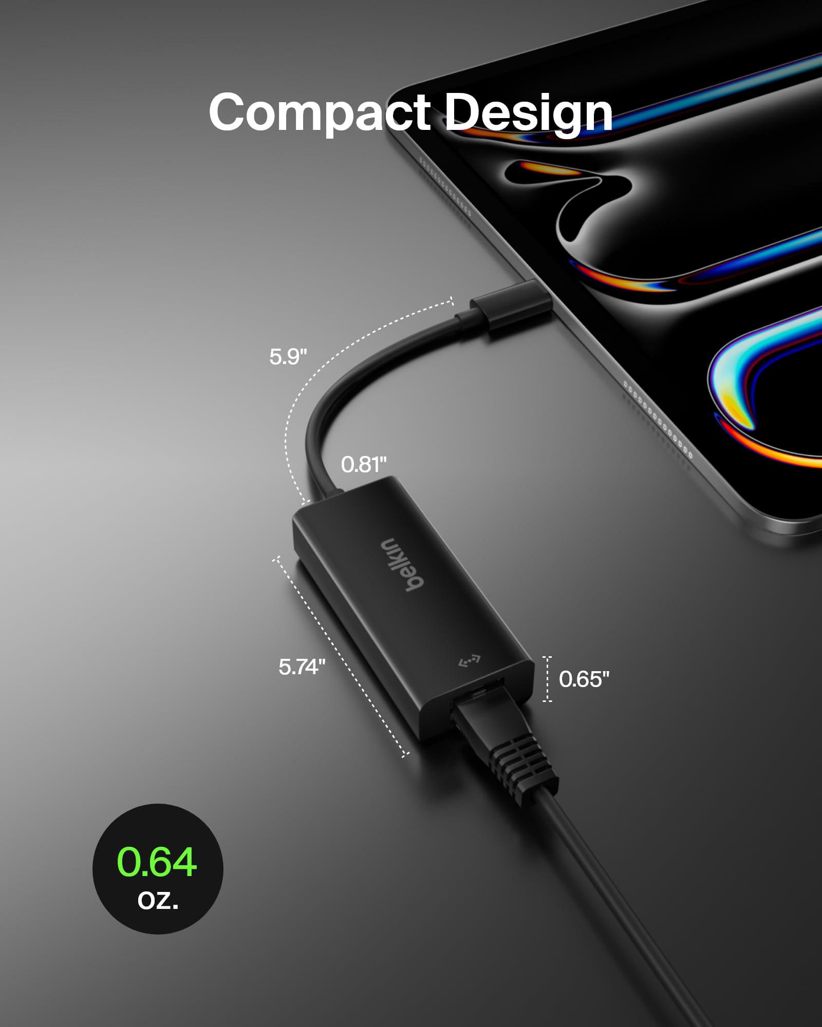 belkin-usb-c-auf-gigabit-ethernet-adapter-f2cu040btblk-15-cm-rj45-10-100-1000bas image 5