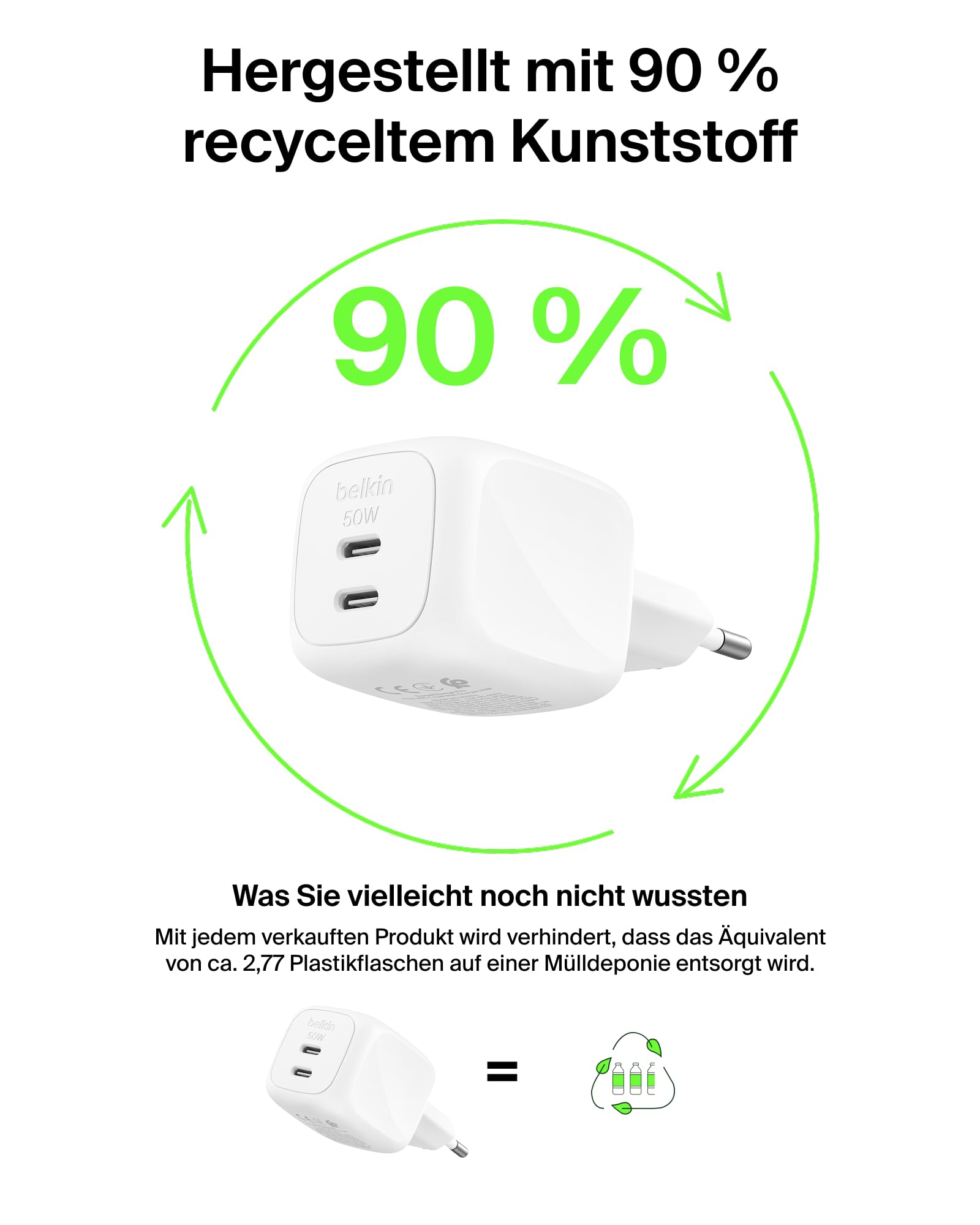 belkin-50-w-gan-2-port-usb-c-ladeger-t-schnellladeger-t-mit-pps-pd-3-1-wei image 8
