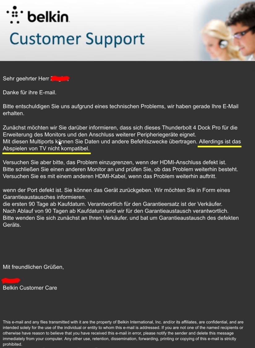 Ein Kabel, alles verbunden