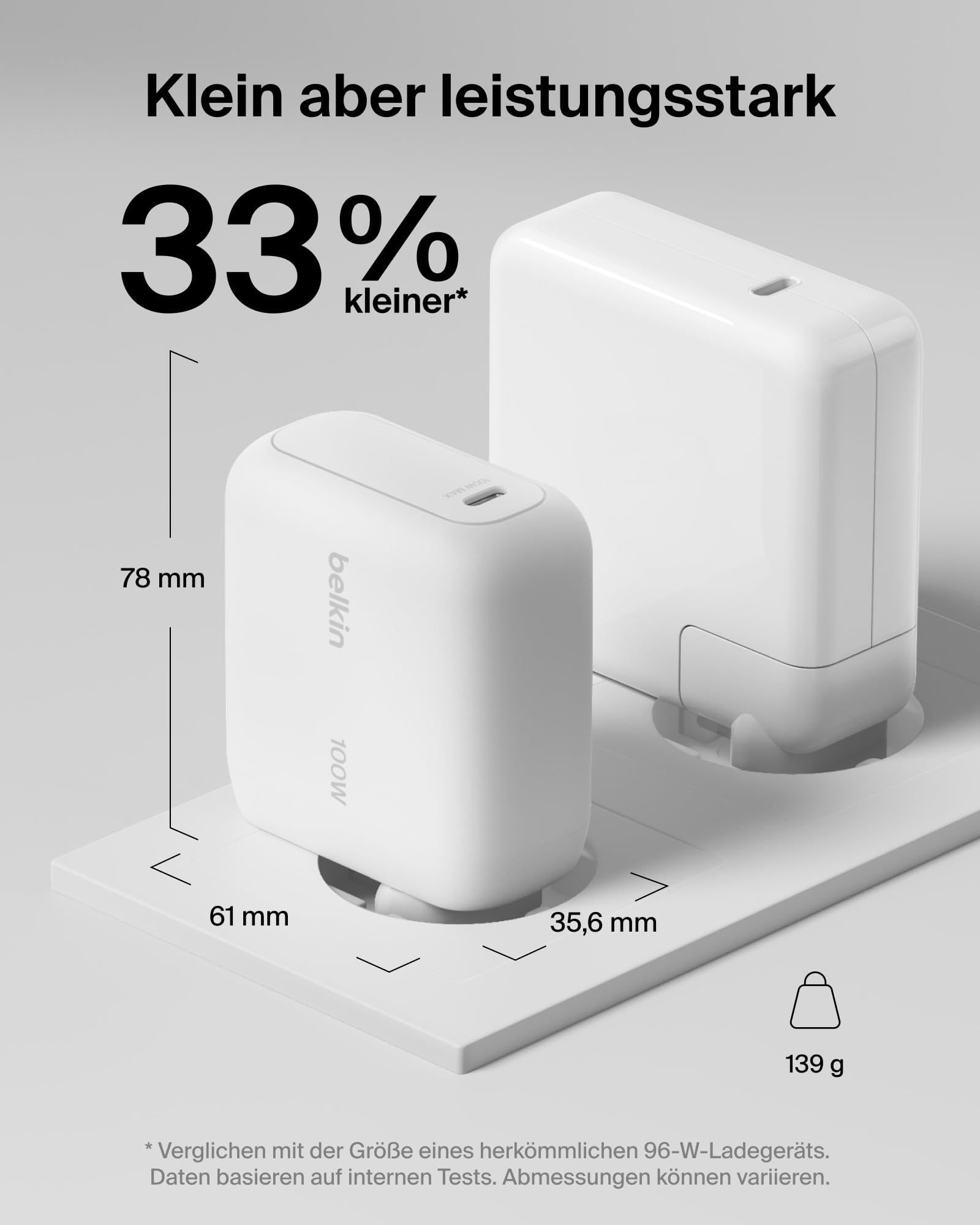 belkin-boostcharge-100w-usb-c-gan-schnellladeger-t-einklappbarer-stecker-kompati image 8