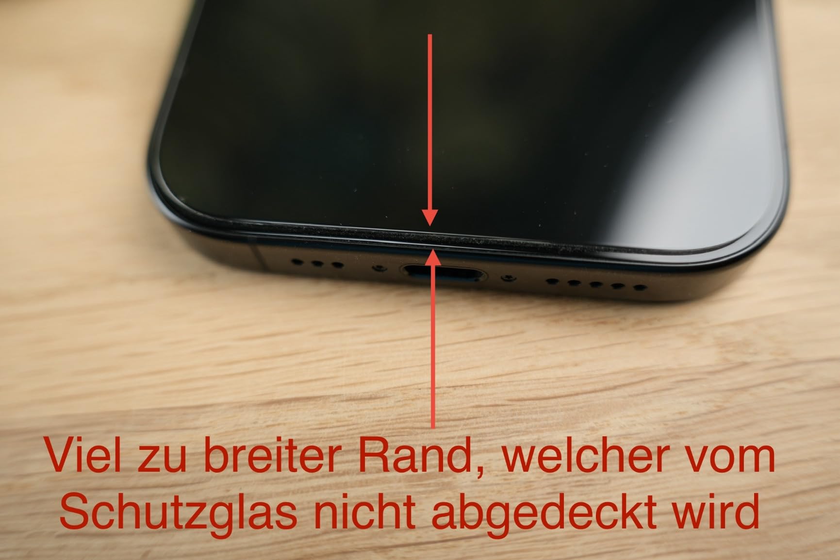 Blasen nicht entfernbar