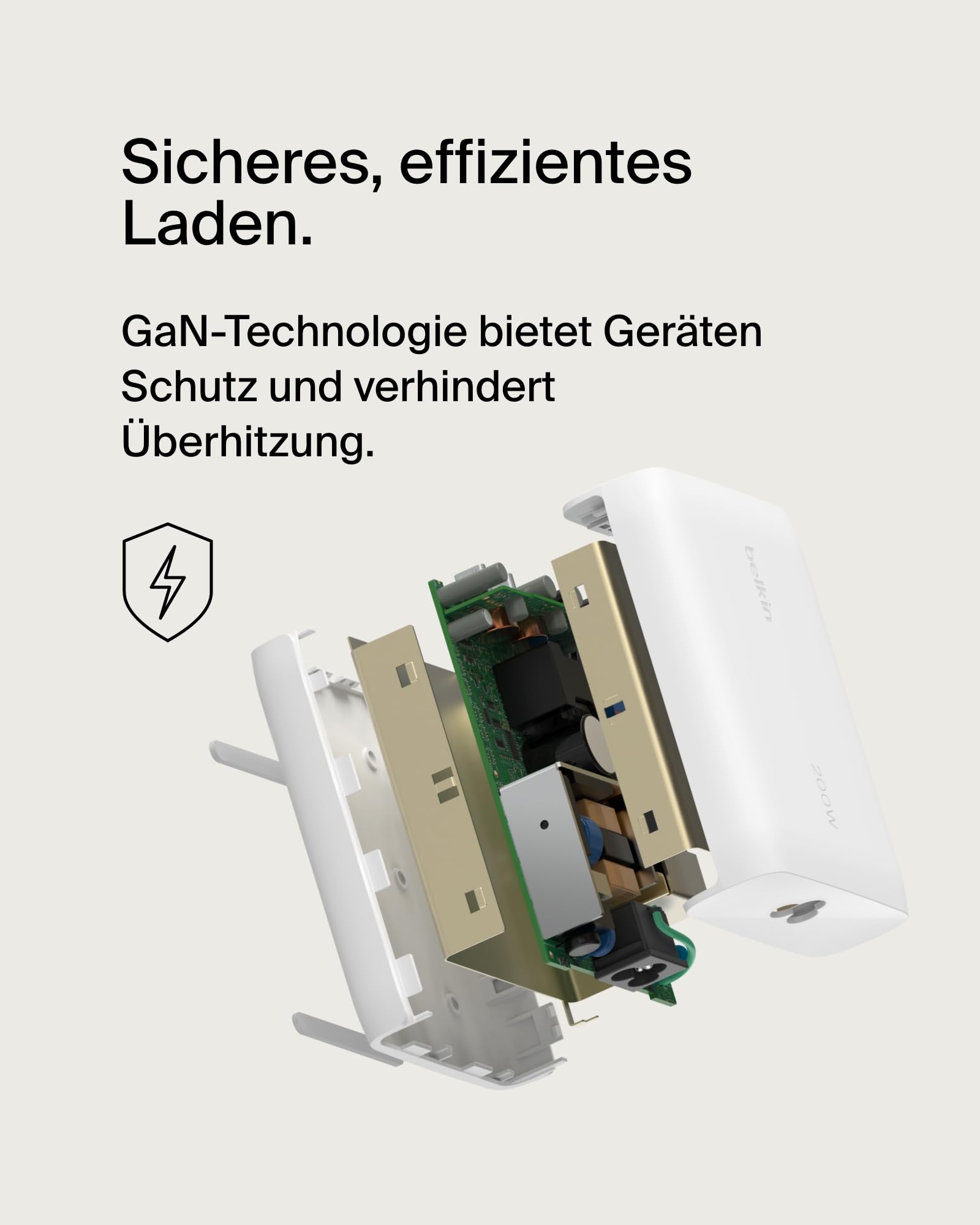 belkin-boostcharge-pro-4-port-usb-c-gan-ladeger-t-200-w-usb-c-pd-3-1-1-5-m-netzk image 5