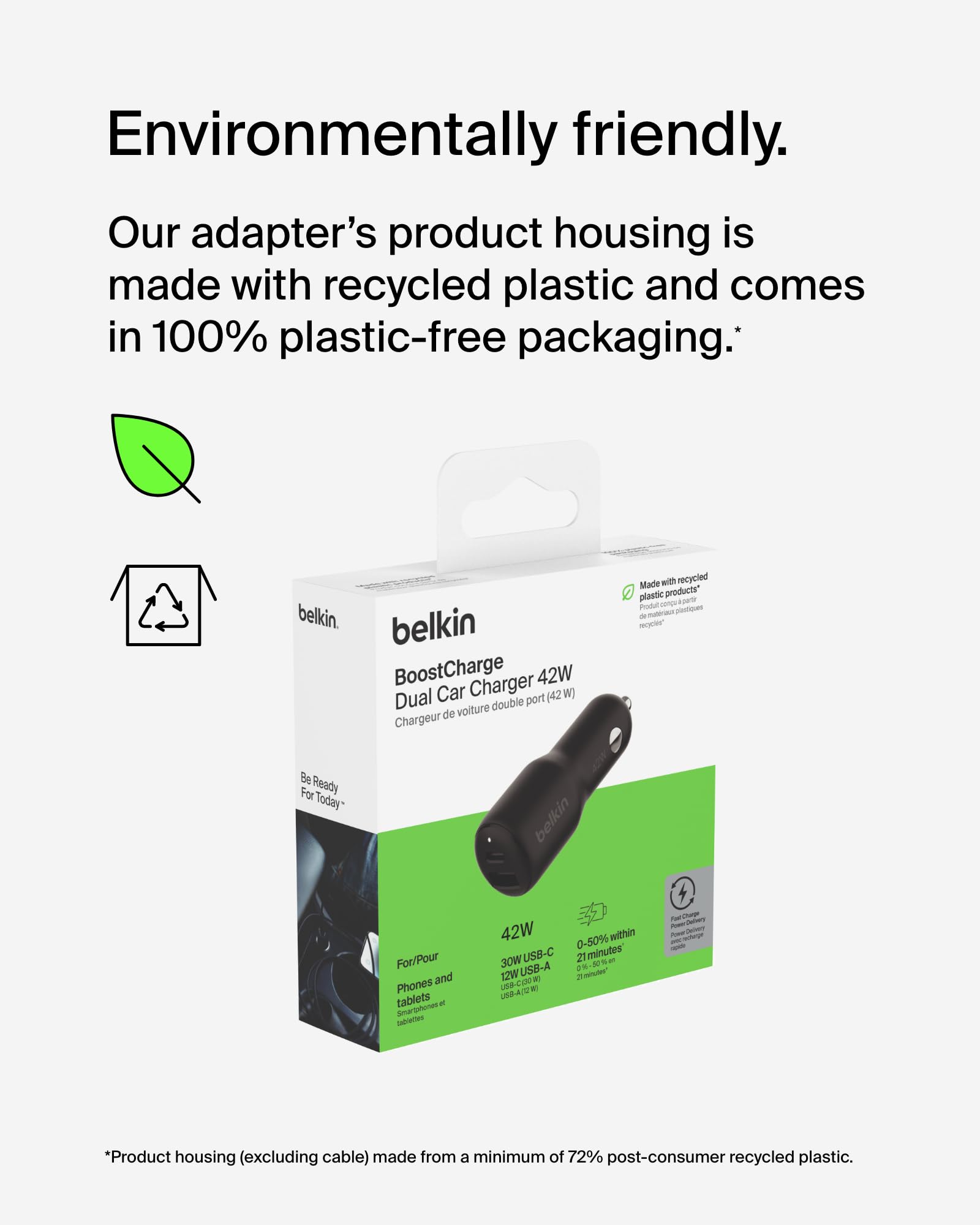 belkin-boostcharge-2-port-kfz-ladeger-t-42w-30w-usb-c-mit-pps-12w-usb-a-schnelll image 5