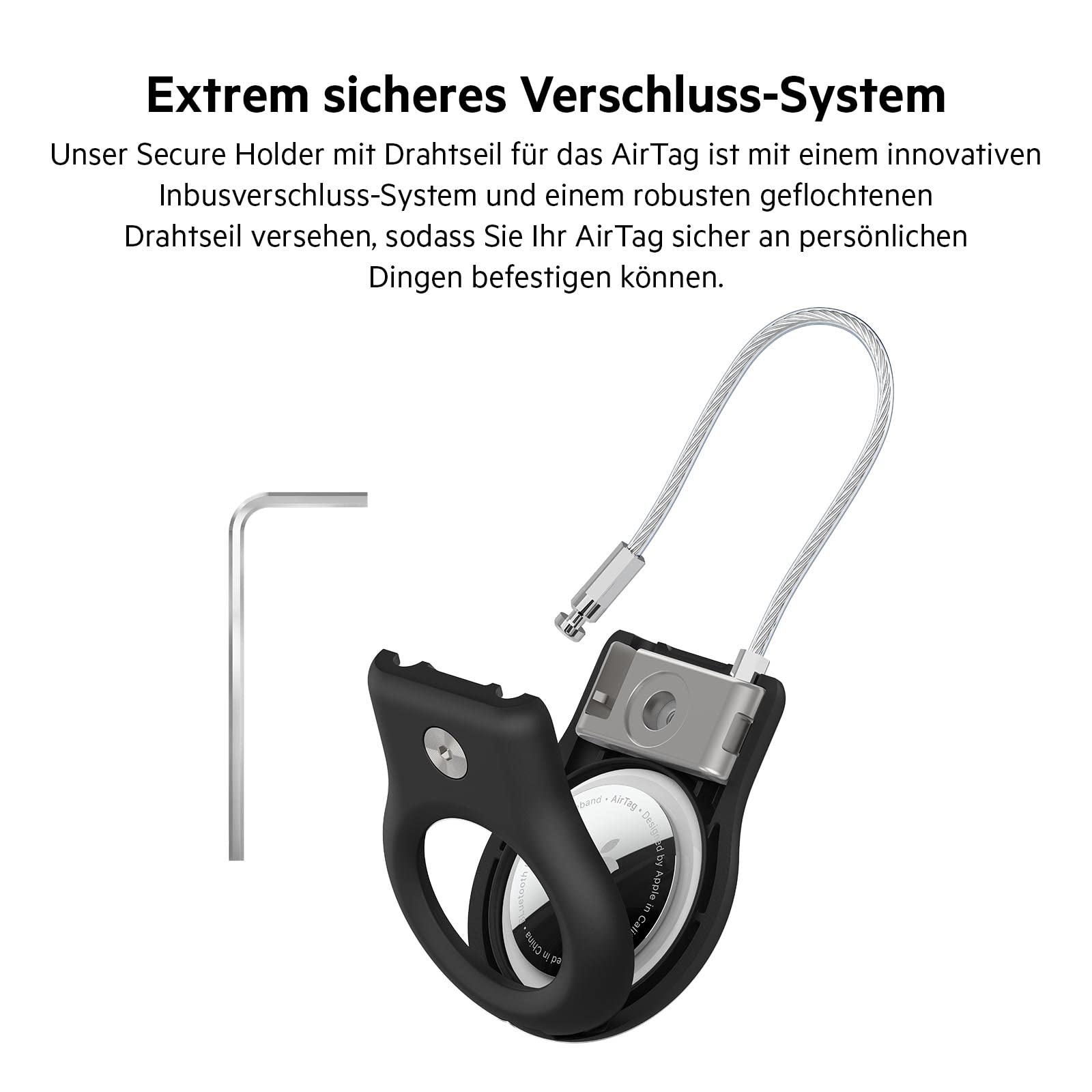 belkin-secure-holder-mit-drahtseil-airtag-schutzh-lle-mit-inbusverschluss-kratzs image 2