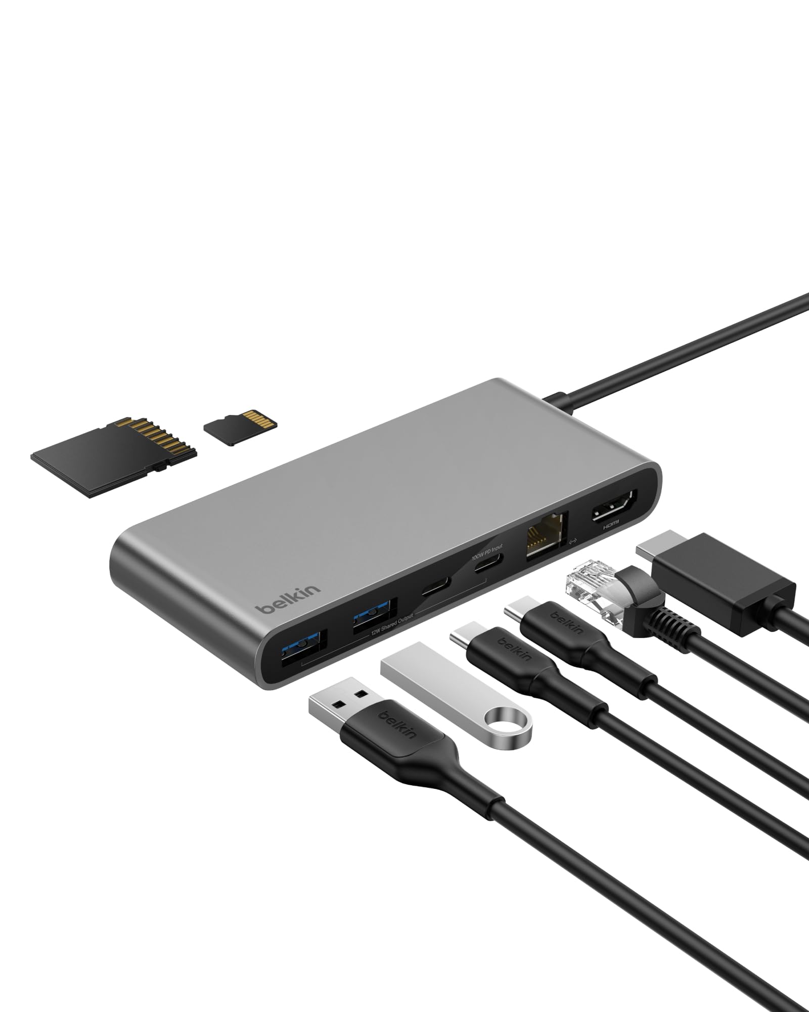 belkin-connect-8-in-1-usb-c-hub-mit-4k-60-hz-hdmi-100-w-pd-ladedurchgang-10-gbit image 1