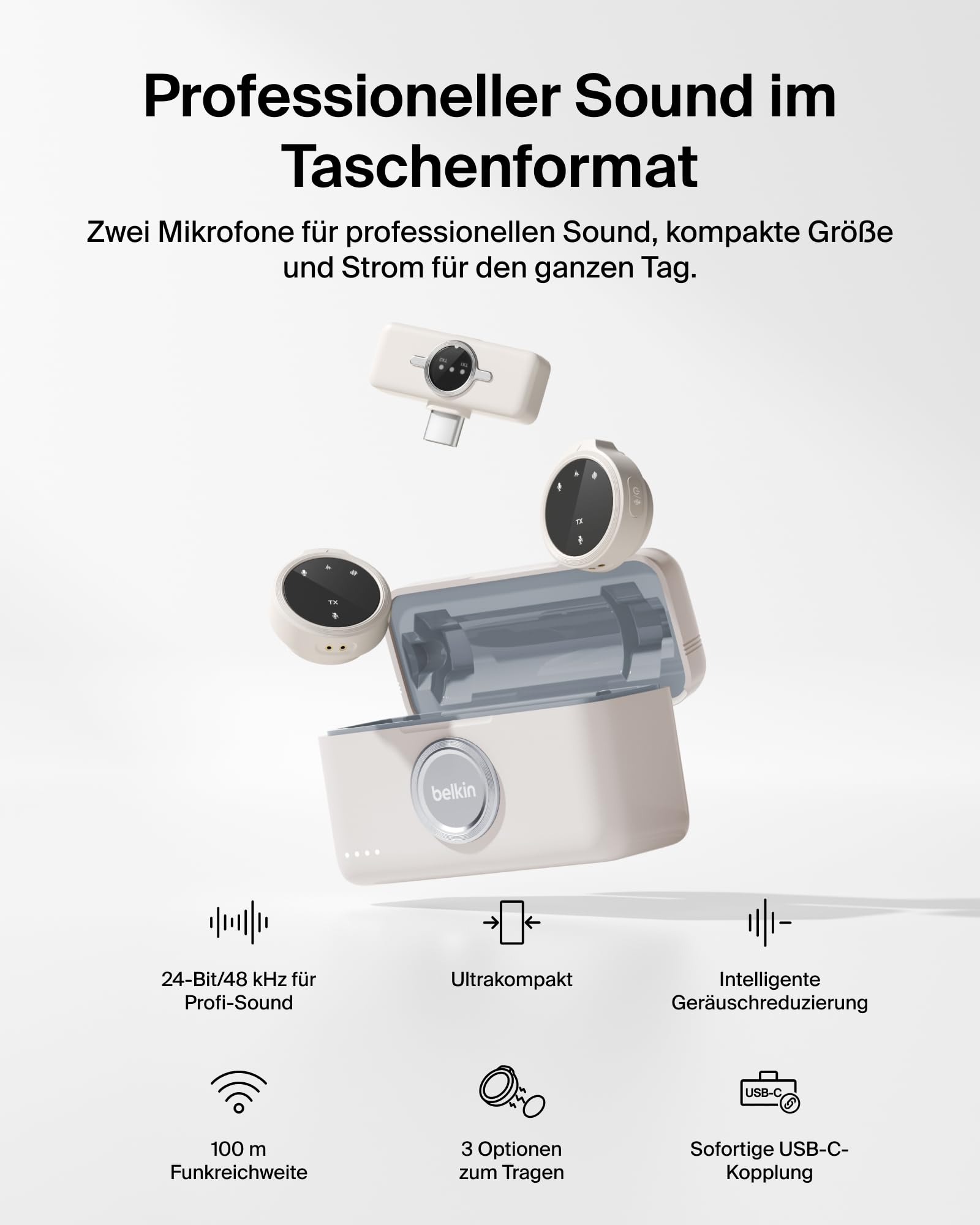 belkin-stage-creator-kit-vlogging-set-mit-magnetischer-handyhalterung-verstellba image 4